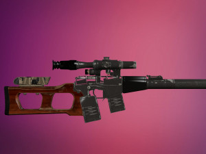 vss low-poly 3D Model