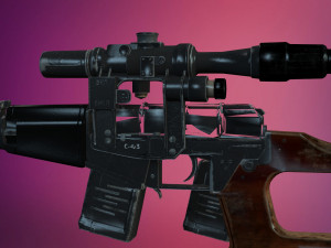 vss low-poly 3D Model