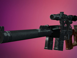 vss low-poly 3D Model