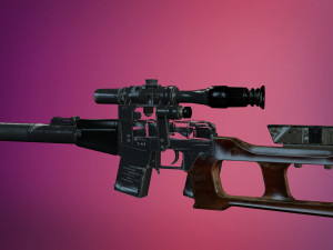 vss low-poly 3D Model