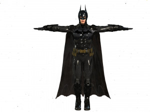 realistic batman rigged 3D Model