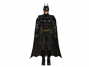 realistic batman rigged 3D Model