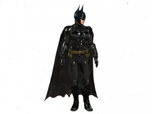 realistic batman rigged 3D Model