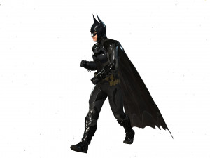 realistic batman rigged 3D Model