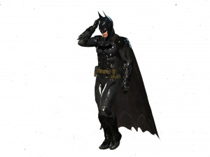 realistic batman rigged 3D Model