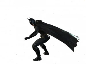realistic batman rigged 3D Model