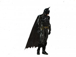 realistic batman rigged 3D Model