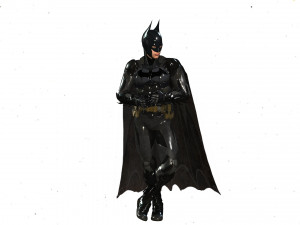 realistic batman rigged 3D Model