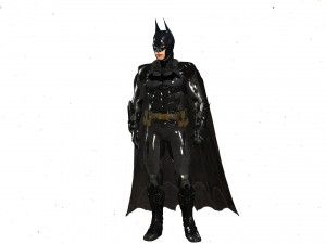 realistic batman rigged 3D Model