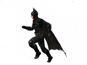 realistic batman rigged 3D Model