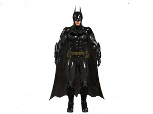 realistic batman rigged 3D Model
