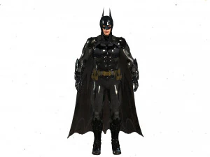realistic batman rigged 3D Model