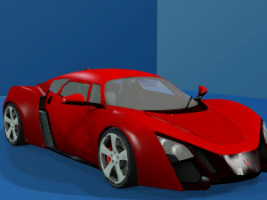 realistic car-1 3D Model