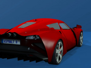 realistic car-1 3D Model
