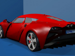 realistic car-1 3D Model