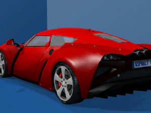 realistic car-1 3D Model