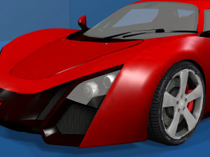 realistic car-1 3D Model