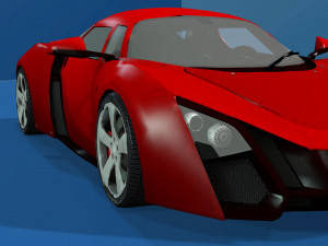 realistic car-1 3D Model