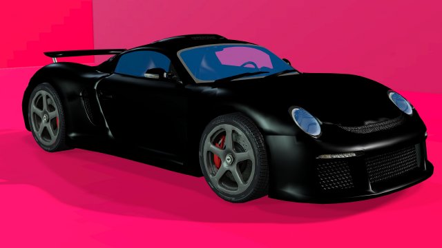 realistic car-2 Modello 3D .c4d .max .obj .3ds .fbx .stl .blend 