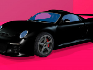 realistic car-2 Modello 3D