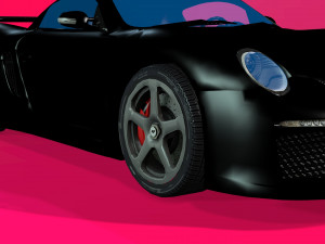 realistic car-2 Modello 3D