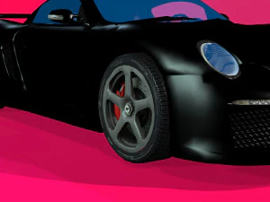 carro realista-2 Modelo 3D