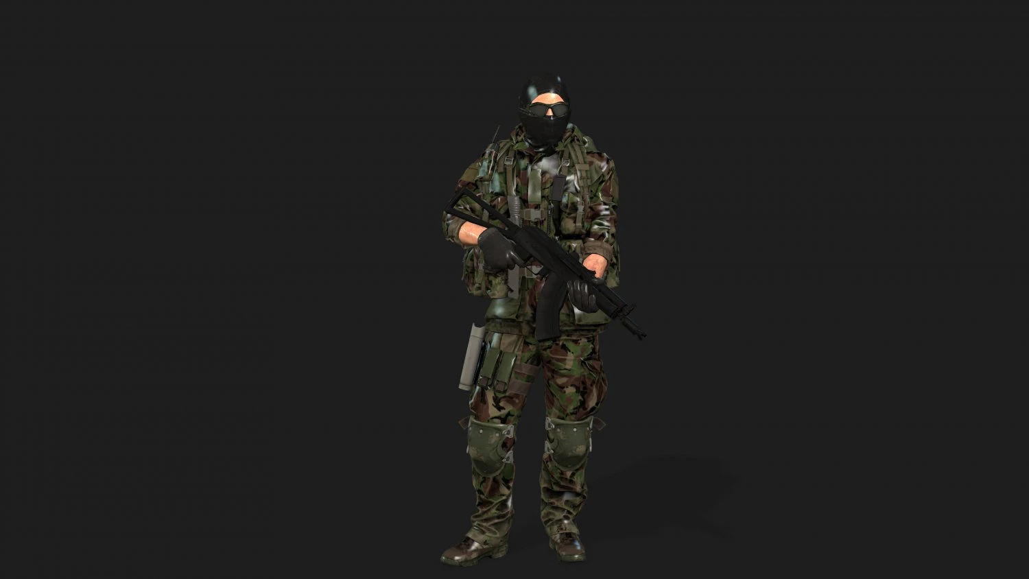 soldier-military-army--8-rigged with animation file 3D Model .c4d .max .obj .3ds .fbx .stl .blend