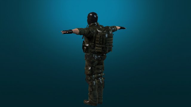 soldier-military-army--6-rigged with animation file 3D मॉडल .c4d .max .obj .3ds .fbx .stl .blend 