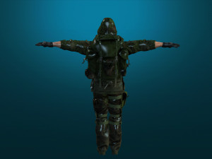 soldier-military-army--7-rigged with animation file 3D Модель