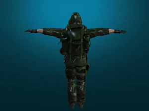 soldier-military-army--7-rigged with animation file 3D Model