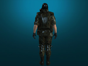 soldier-military-army--8-rigged with animation file 3D Model