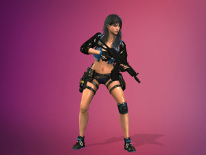 supery girl 3 rigged Modelo 3D