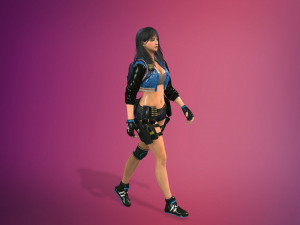 supery girl 3 rigged Modelo 3D