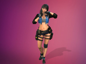 supery girl 3 rigged Modelo 3D