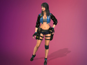 supery girl 3 rigged Modelo 3D