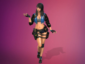 supery girl 3 rigged Modelo 3D