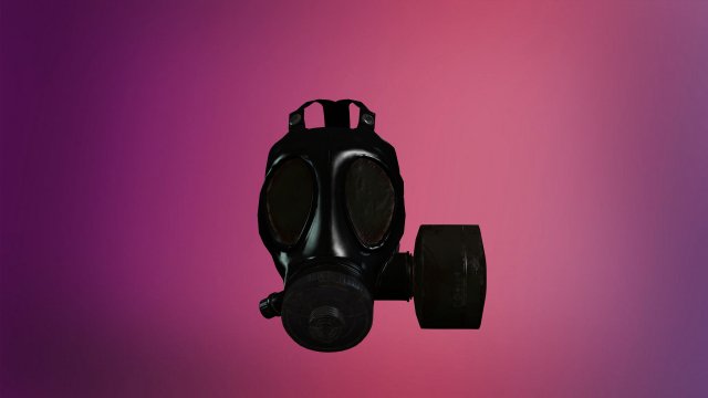 gasmask Modelo 3D .c4d .max .obj .3ds .fbx .stl .blend 