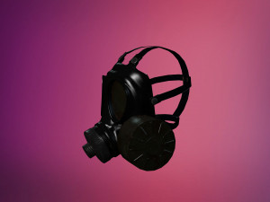 gasmask Modelo 3D