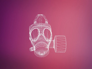 gasmask Modelo 3D