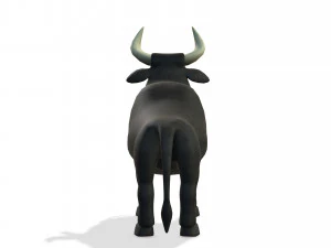 toro animale dei cartoni animati Modello 3D