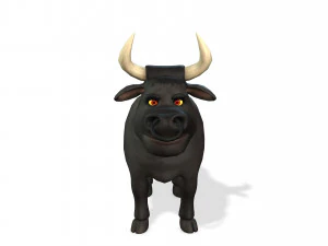 toro animale dei cartoni animati Modello 3D