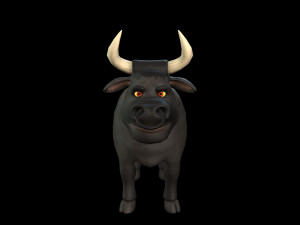 cartoon animal bull 3D Модель