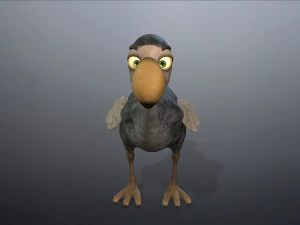 мультфильм животных додо 3D Модель