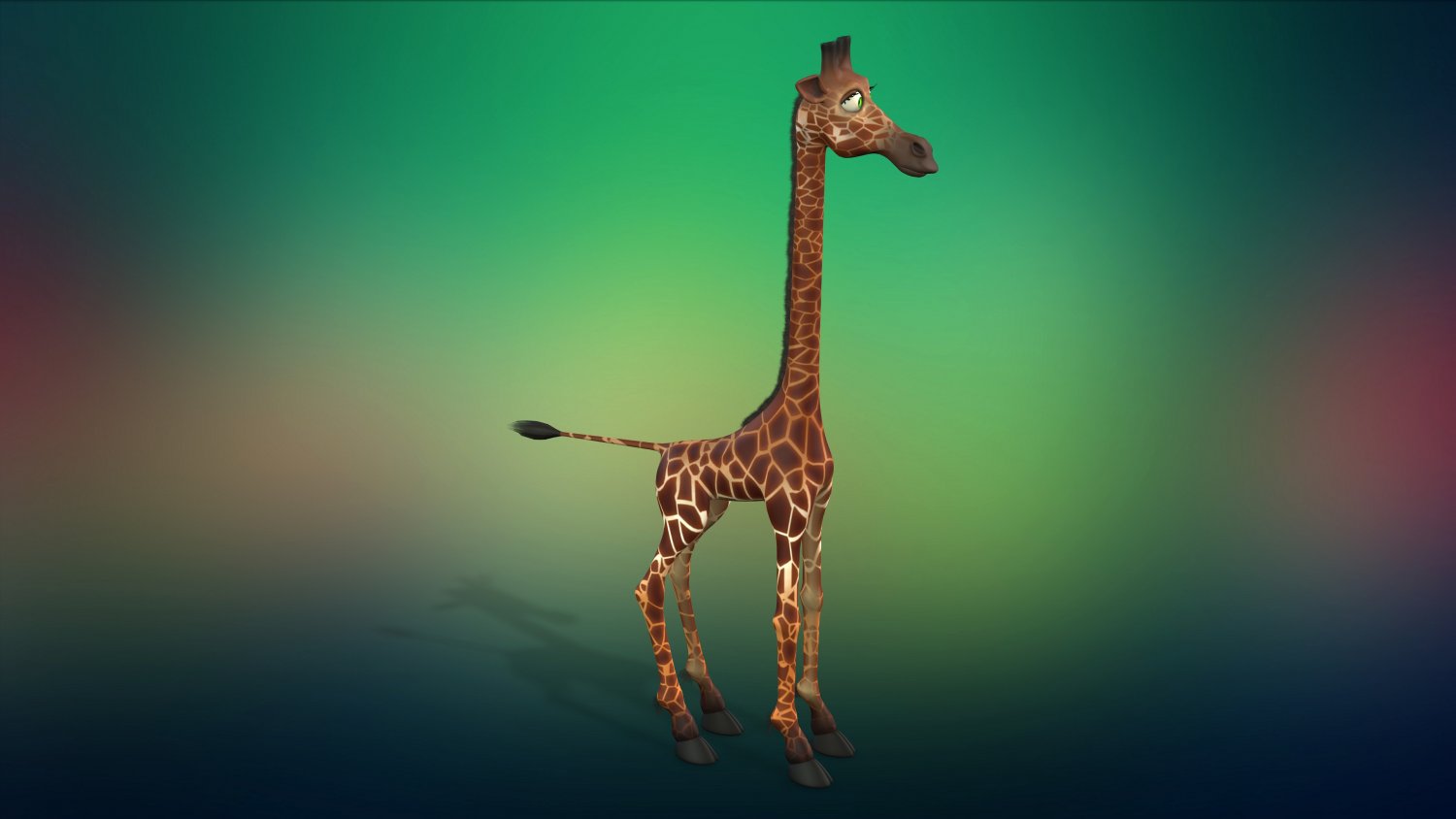 cartoon animal giraffe 3D Model in Other 3DExport