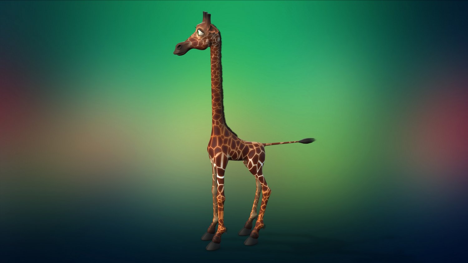 Cartoon Animal Giraffe 3d Model In Other 3dexport