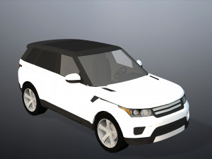 luxurysuv car- 3D Модель