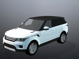 luxurysuv car- Model 3D
