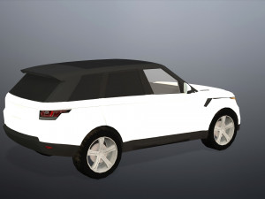 luxurysuv car- Model 3D