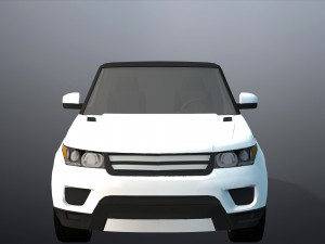 luxurysuv car- Model 3D