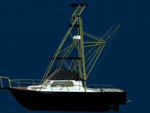 petes boat 3D 模型